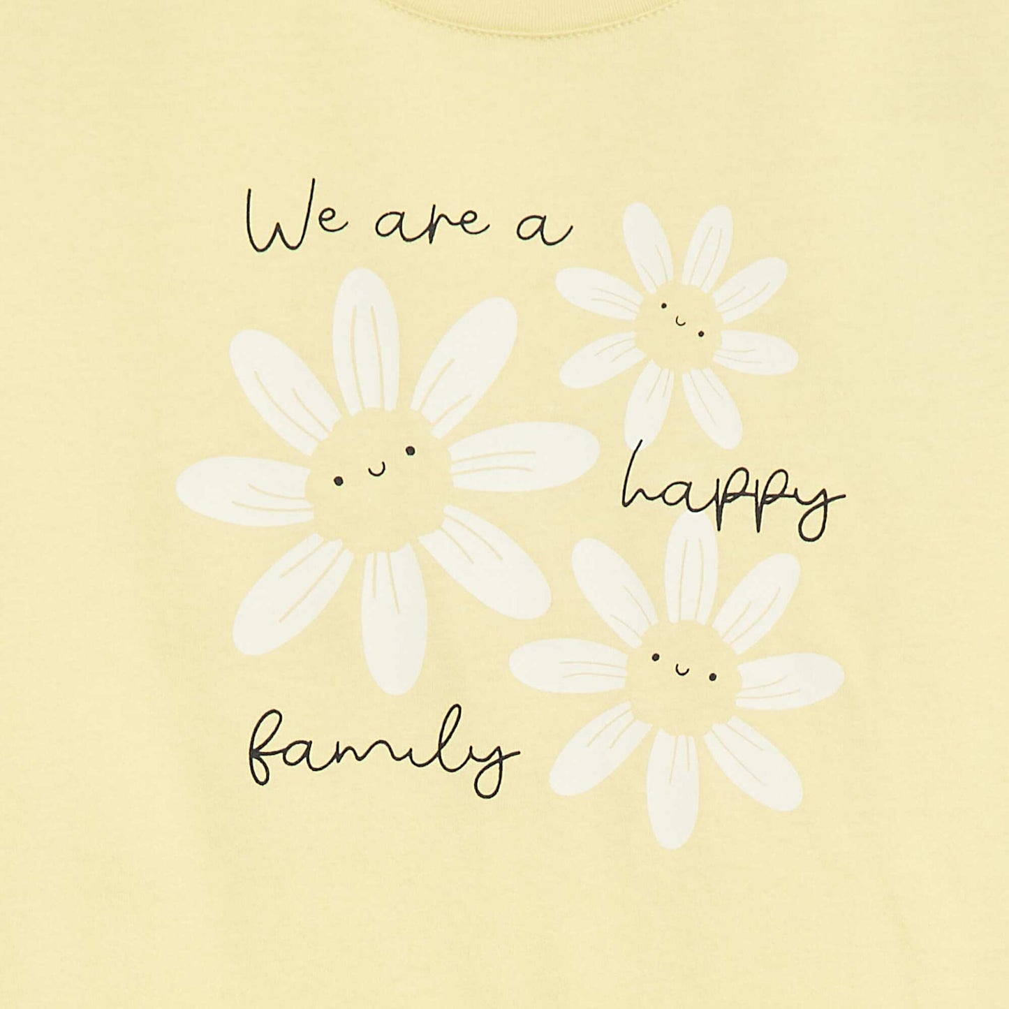 Long-sleeved printed T-shirt YELLOW