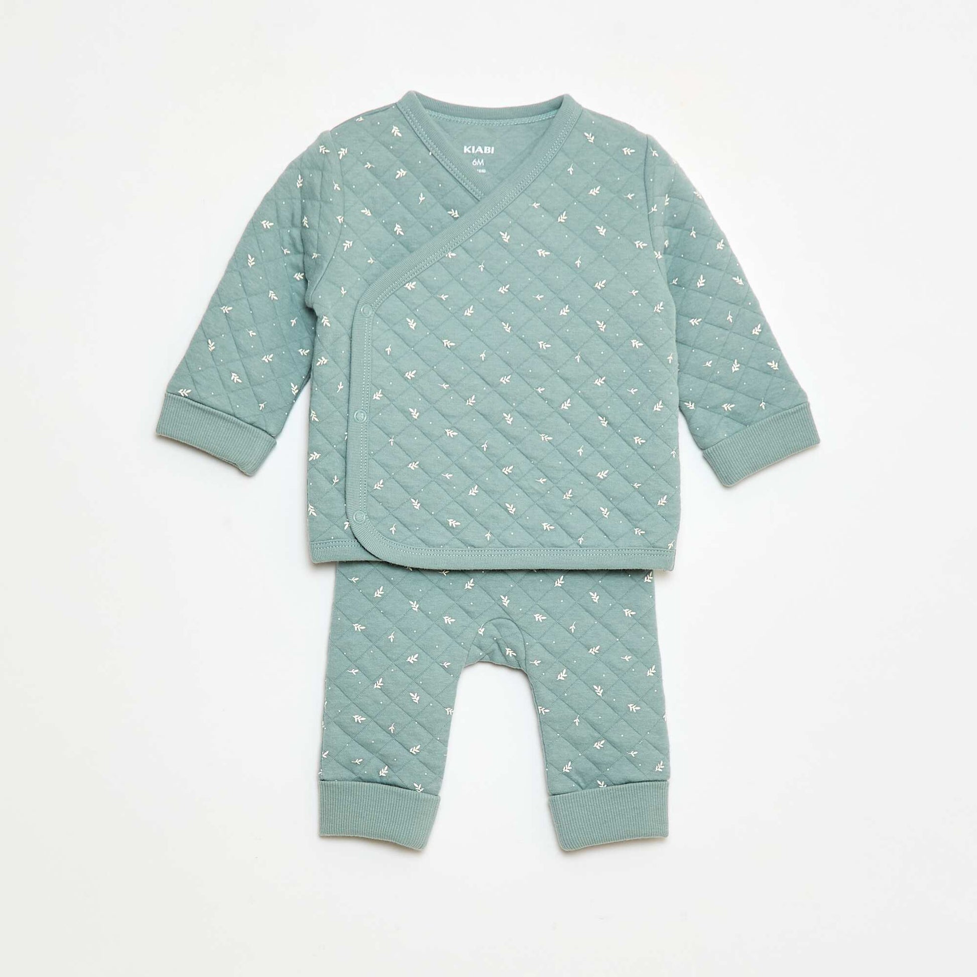 Cotton Jersey Pyjama Set GREEN