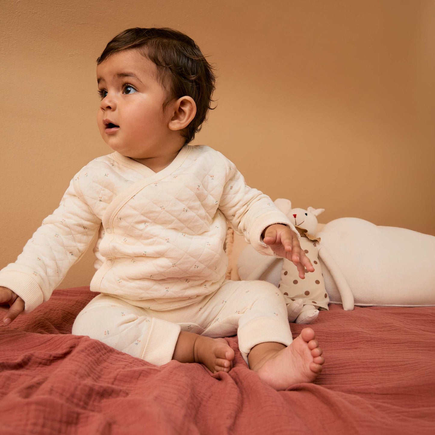 Cotton Jersey Pyjama Set WHITE