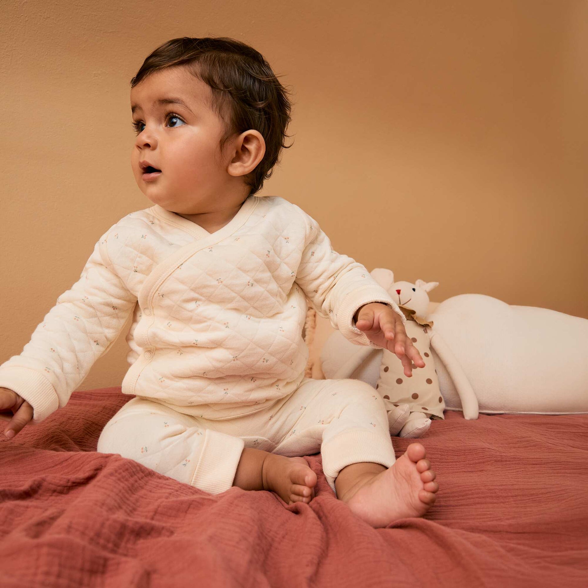 Cotton Jersey Pyjama Set WHITE