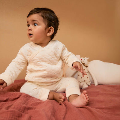 Cotton Jersey Pyjama Set WHITE