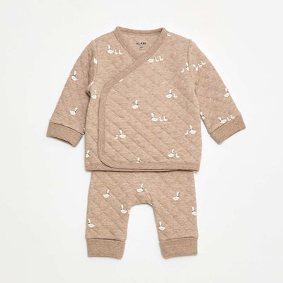 Cotton Jersey Pyjama Set BEIGE