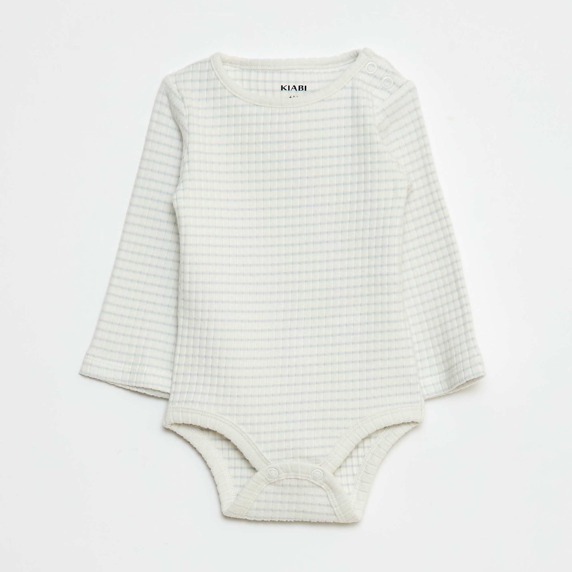 2-Pack Ribbed Knit Bodysuits WHITE