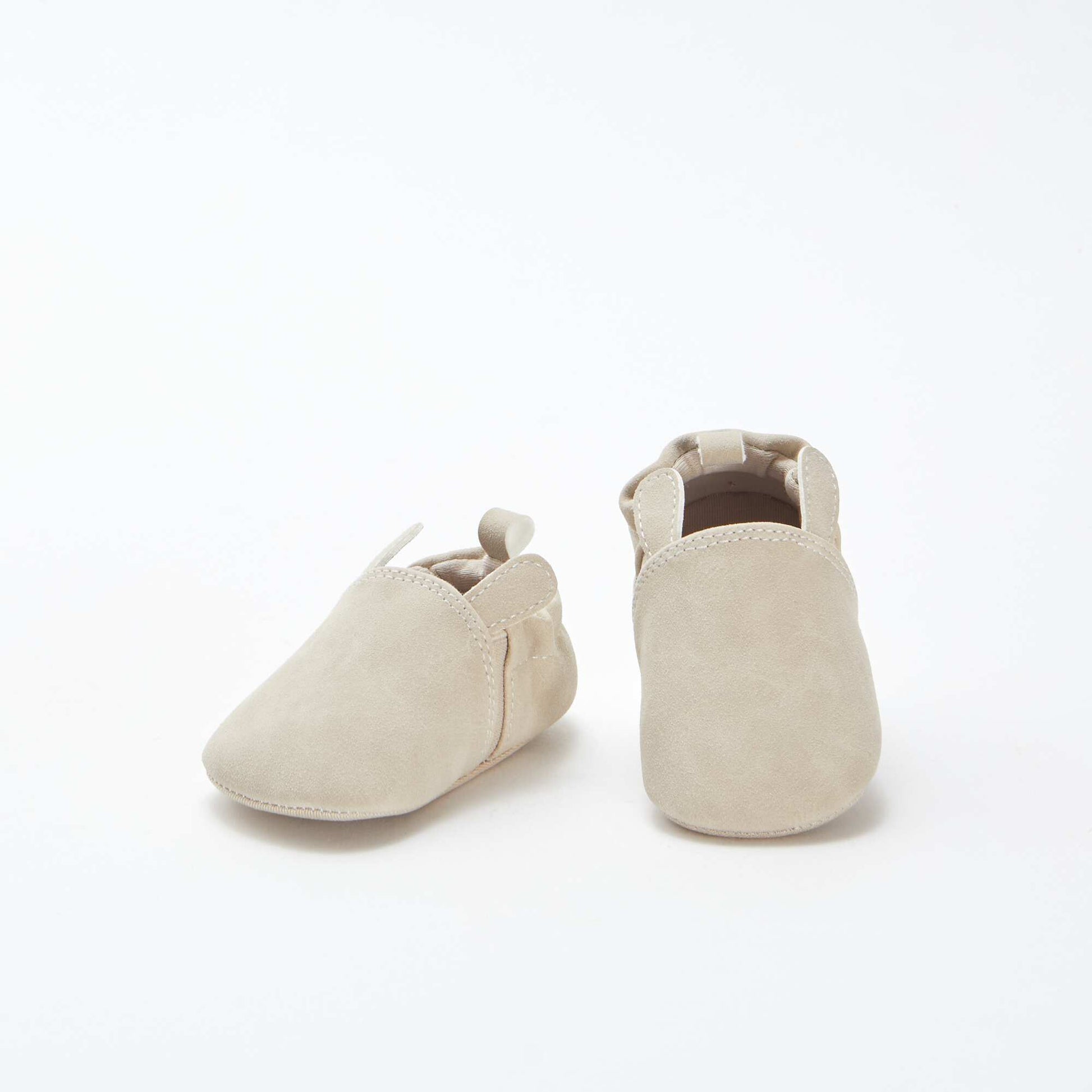 Suedette slippers with 3D ears PINK