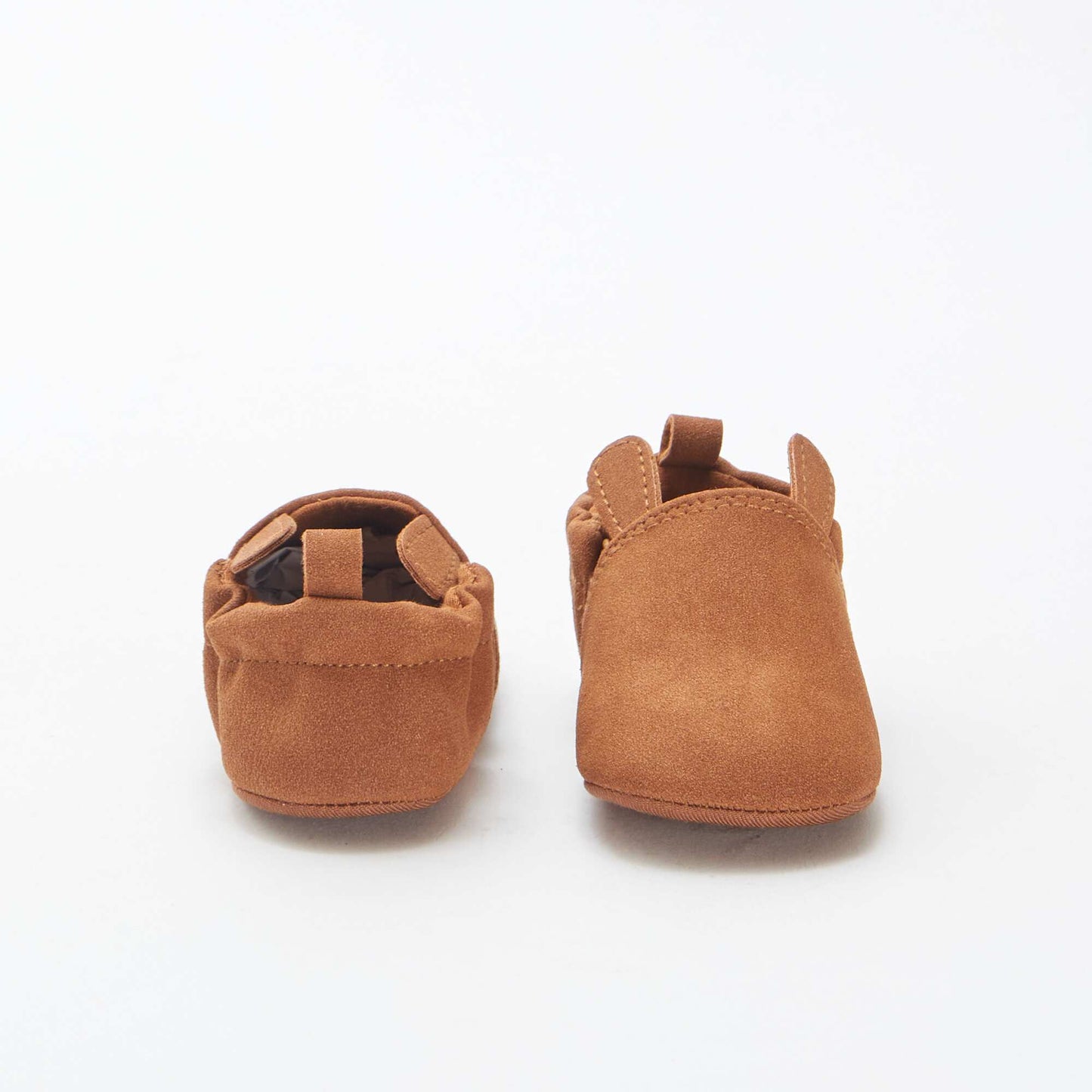 Suedette slippers with 3D ears WHITE