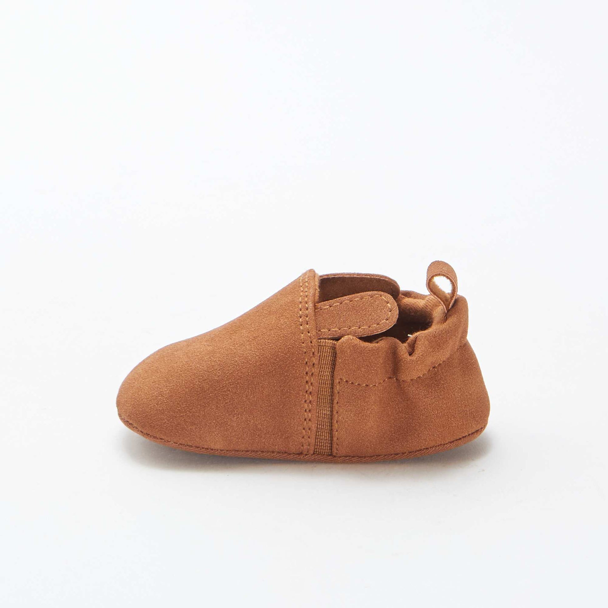 Suedette slippers with 3D ears WHITE