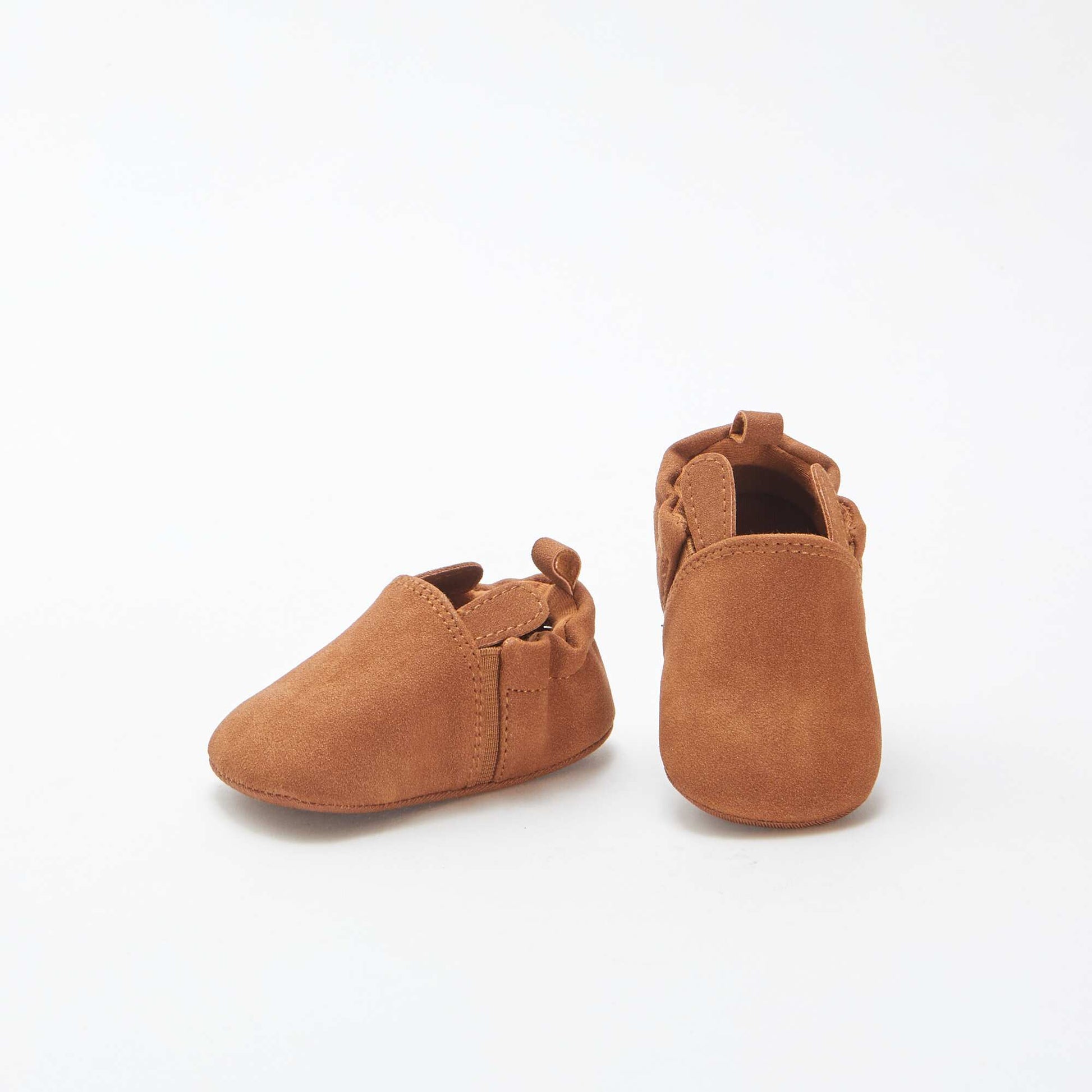 Suedette slippers with 3D ears WHITE