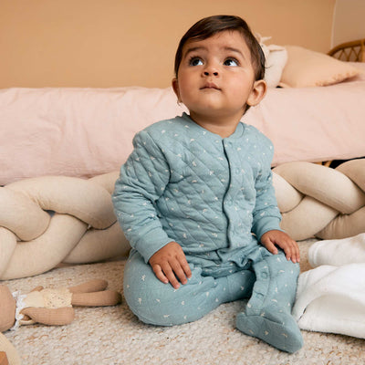 Cotton Jersey Sleepsuit GREEN