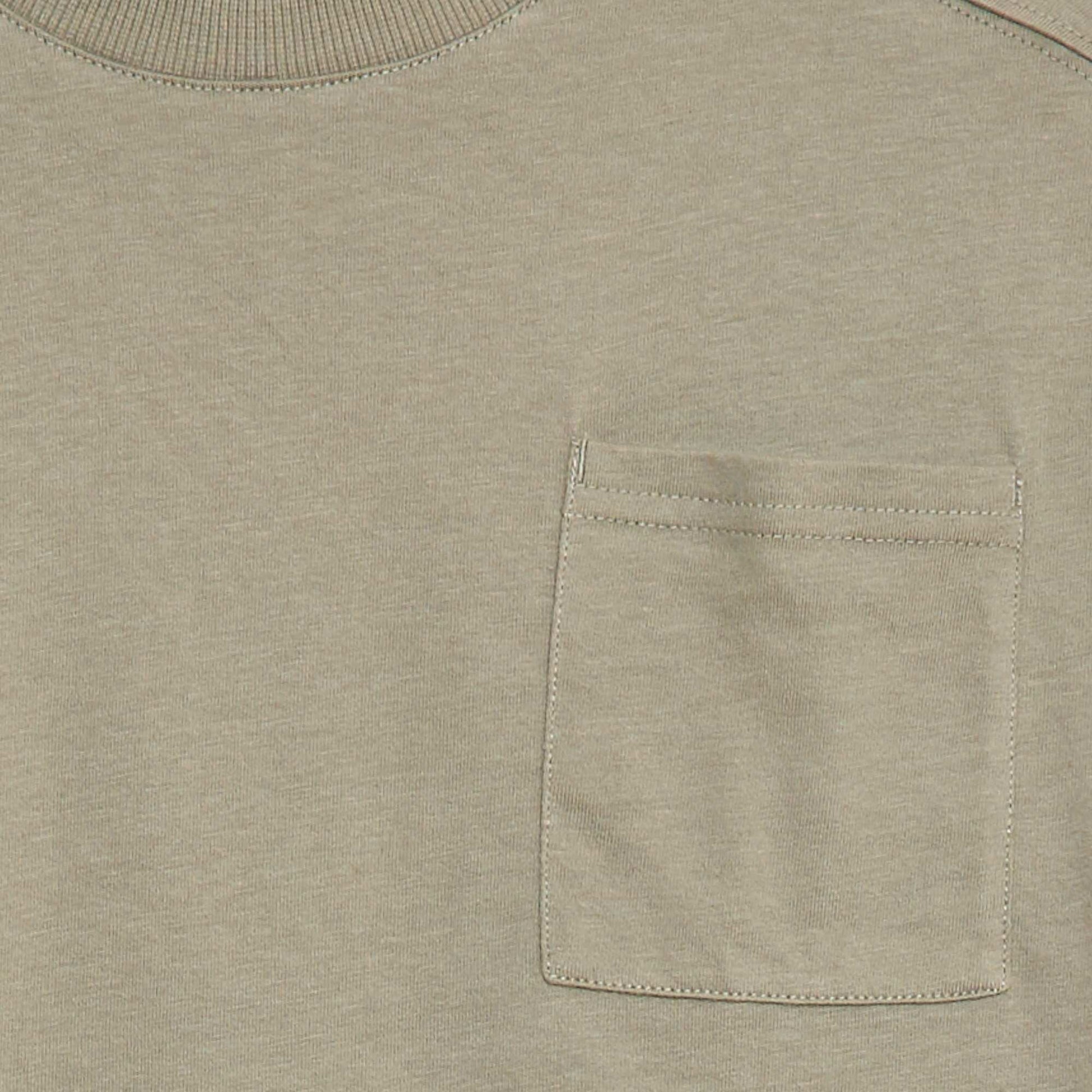 Plain loose-fit T-shirt GREEN