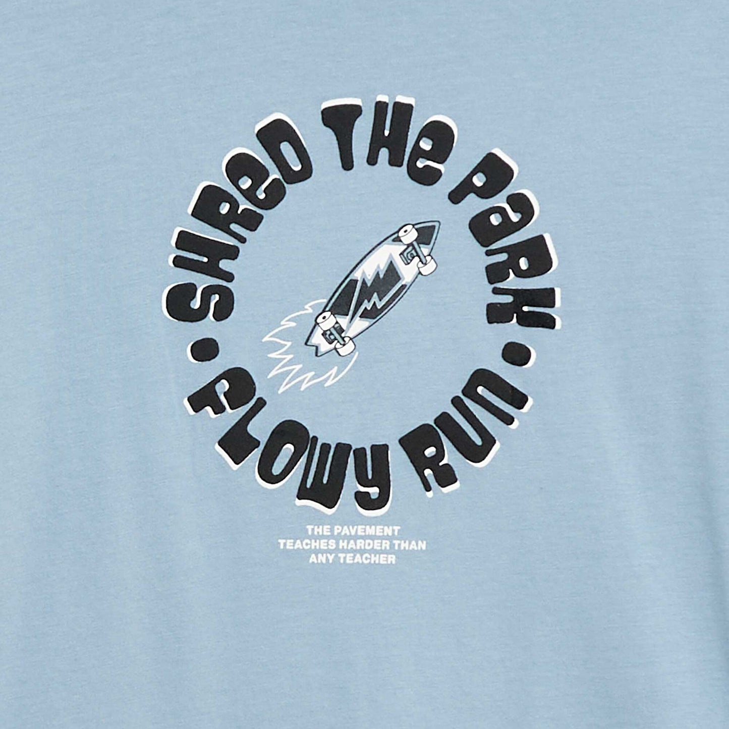 Printed long-sleeved T-shirt BEIGE
