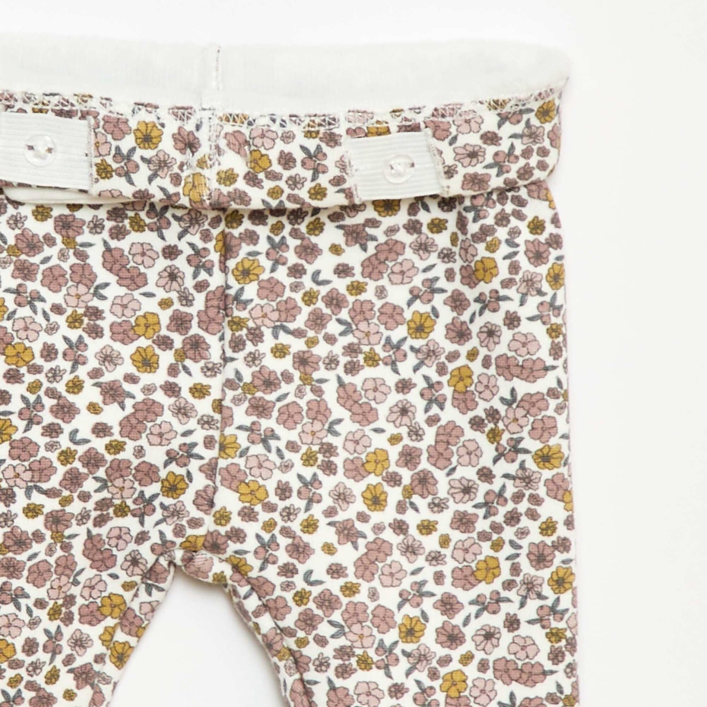 Fleece-lined Leggings with Bow WHITE