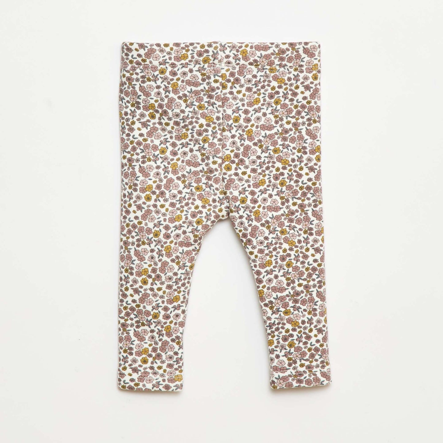 Fleece-lined Leggings with Bow WHITE
