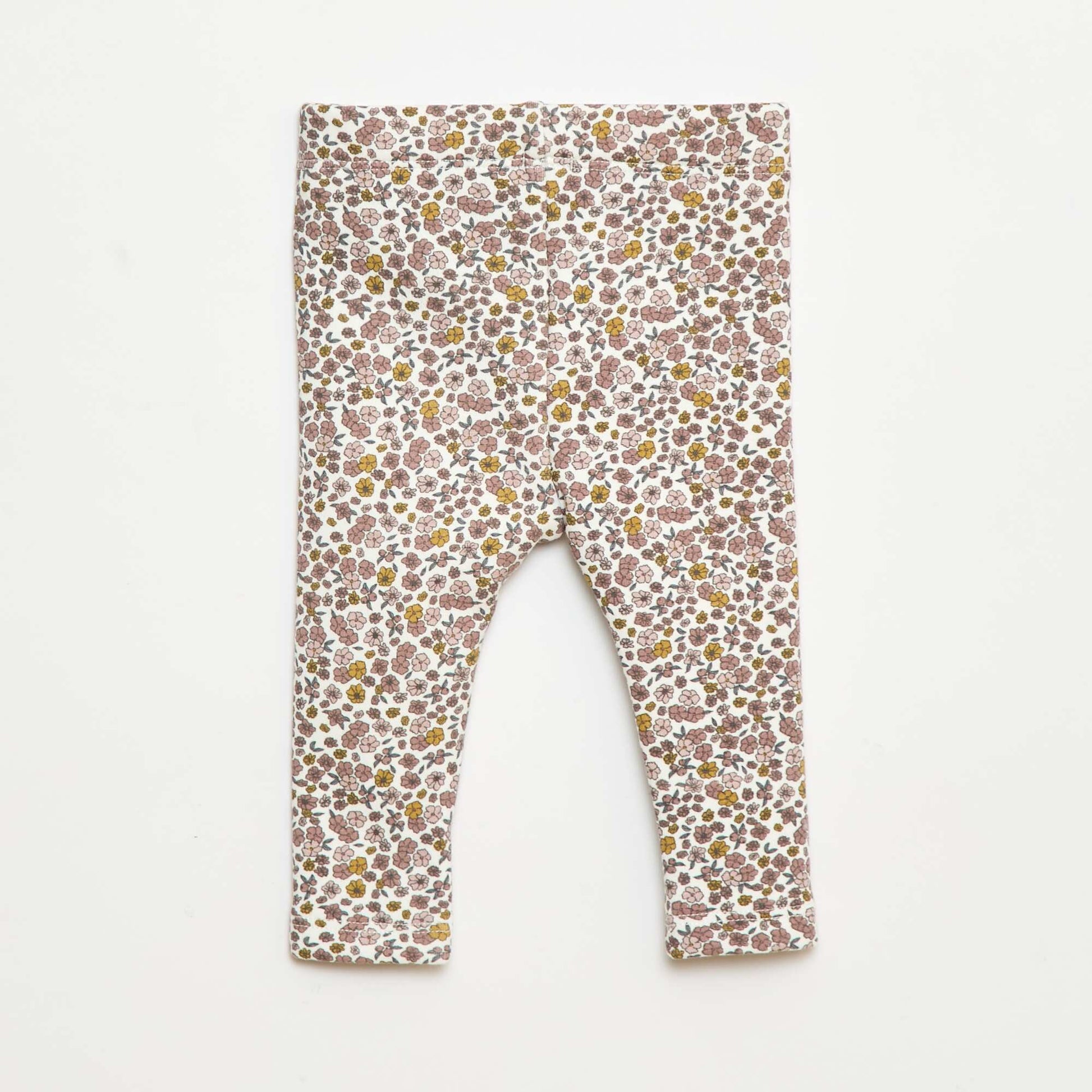 Fleece-lined Leggings with Bow WHITE