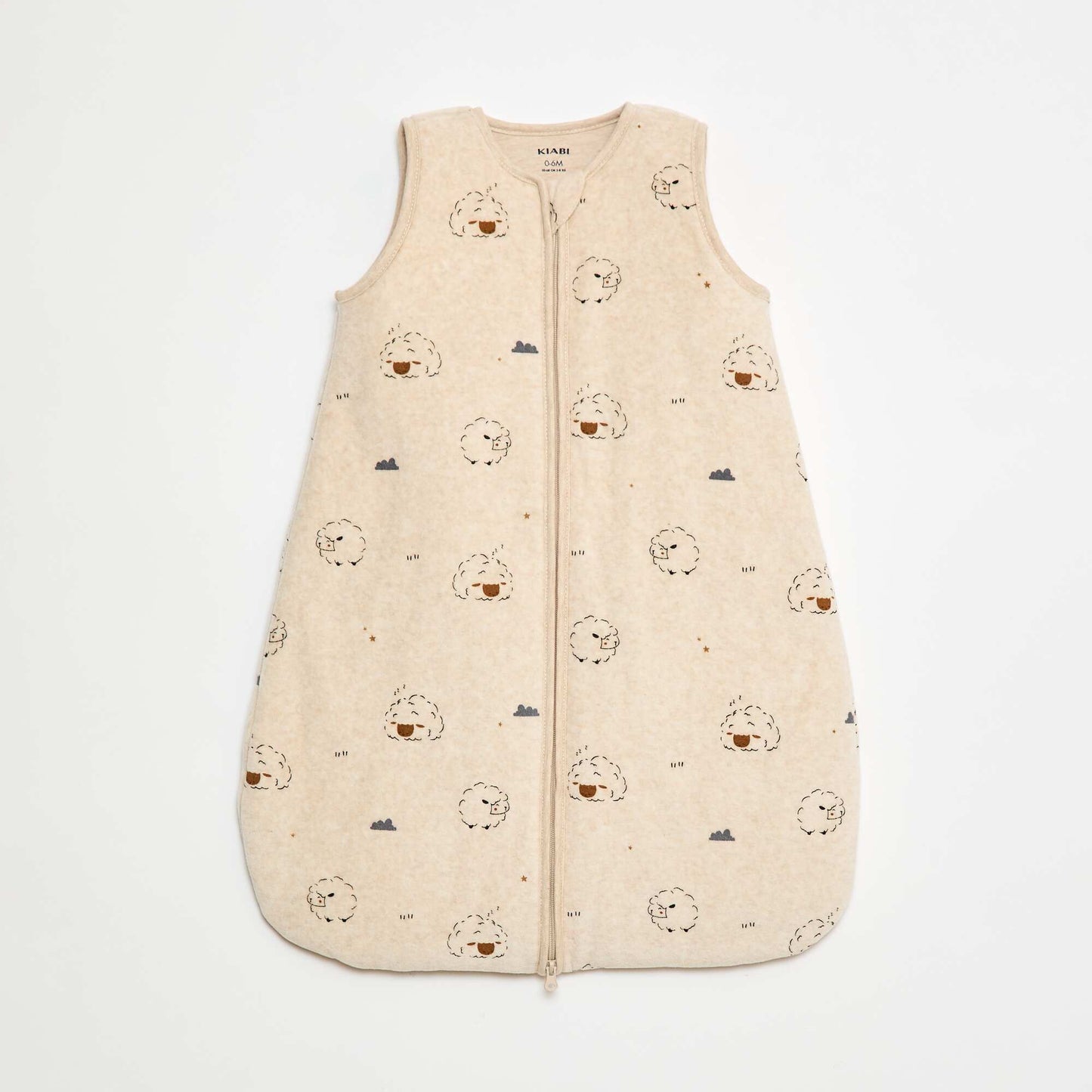 Warm Detachable Sleeve Sleeping Bag - TOG 2.5 BEIGE