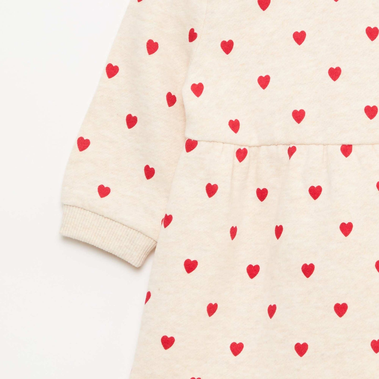 Animated Fleece Dress BEIGE