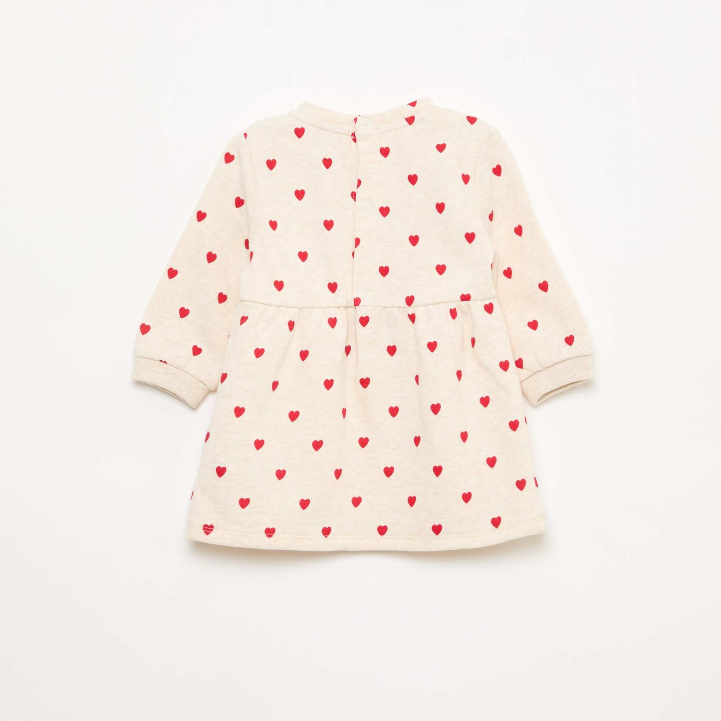 Animated Fleece Dress BEIGE