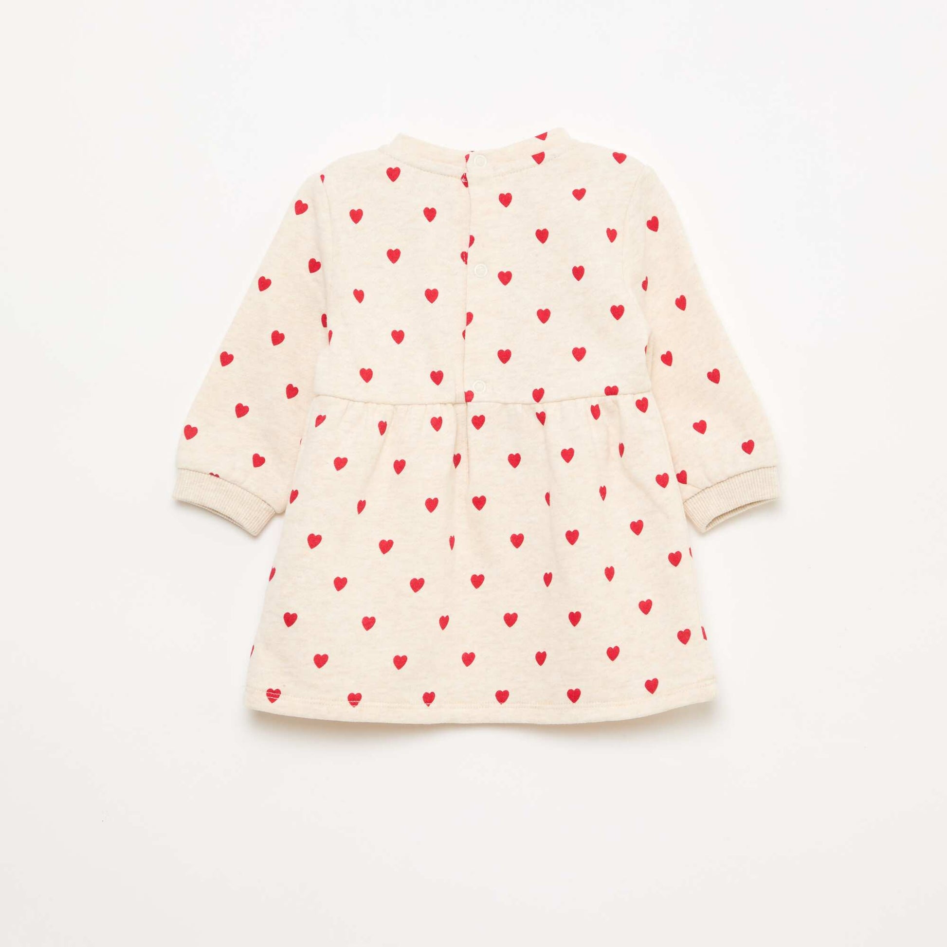 Animated Fleece Dress BEIGE