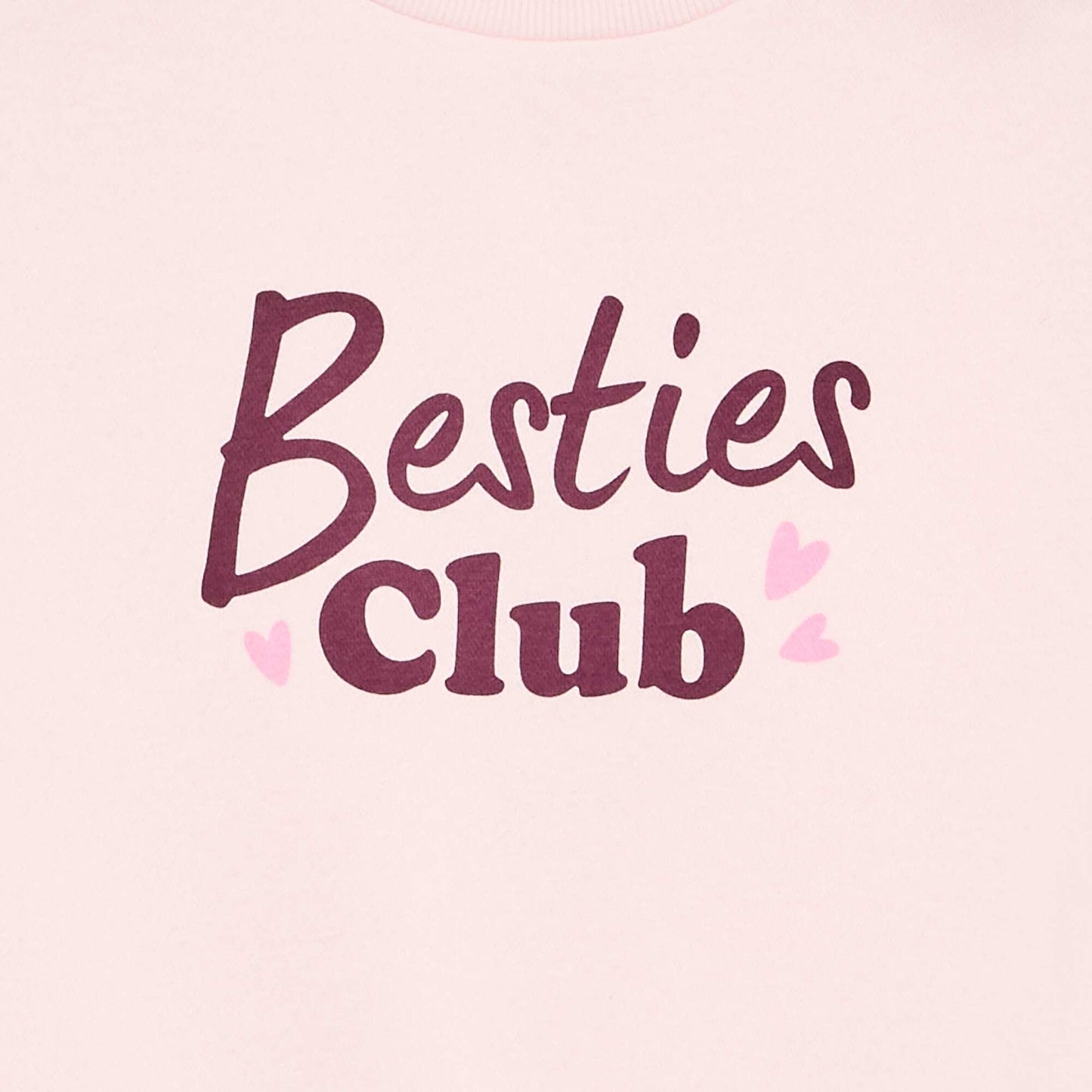 Long-sleeved printed sweatshirt PINK