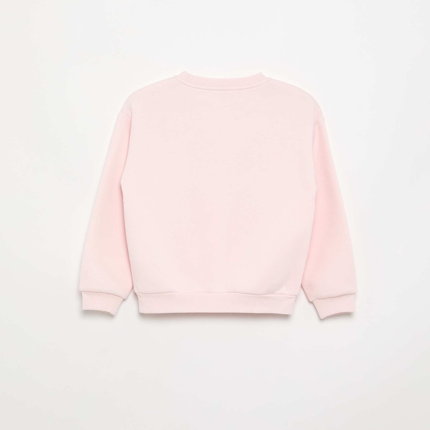 Long-sleeved printed sweatshirt PINK