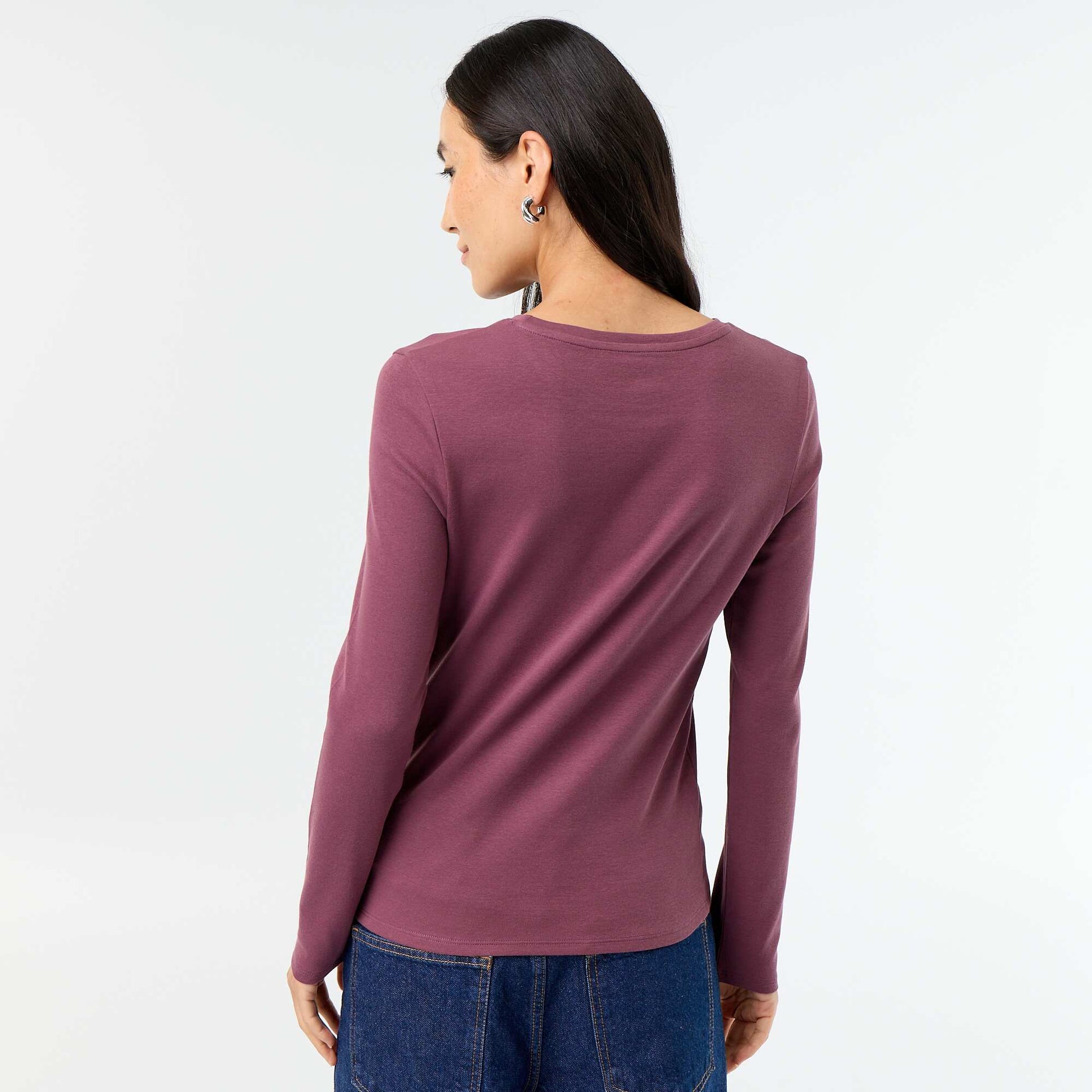 Long-sleeved T-shirt PURPLE