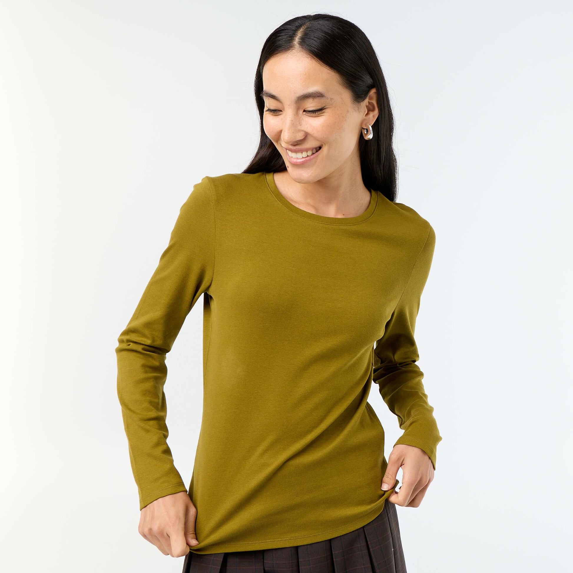 Long-sleeved T-shirt GREEN