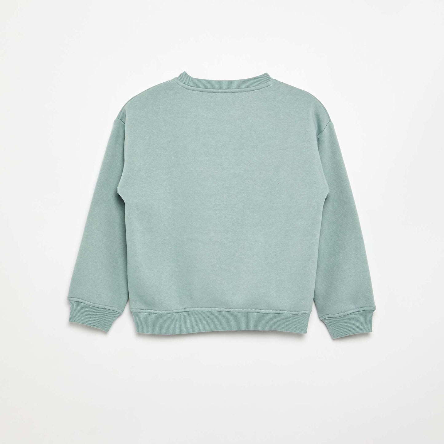 Loose-fit printed sweatshirt BLUE
