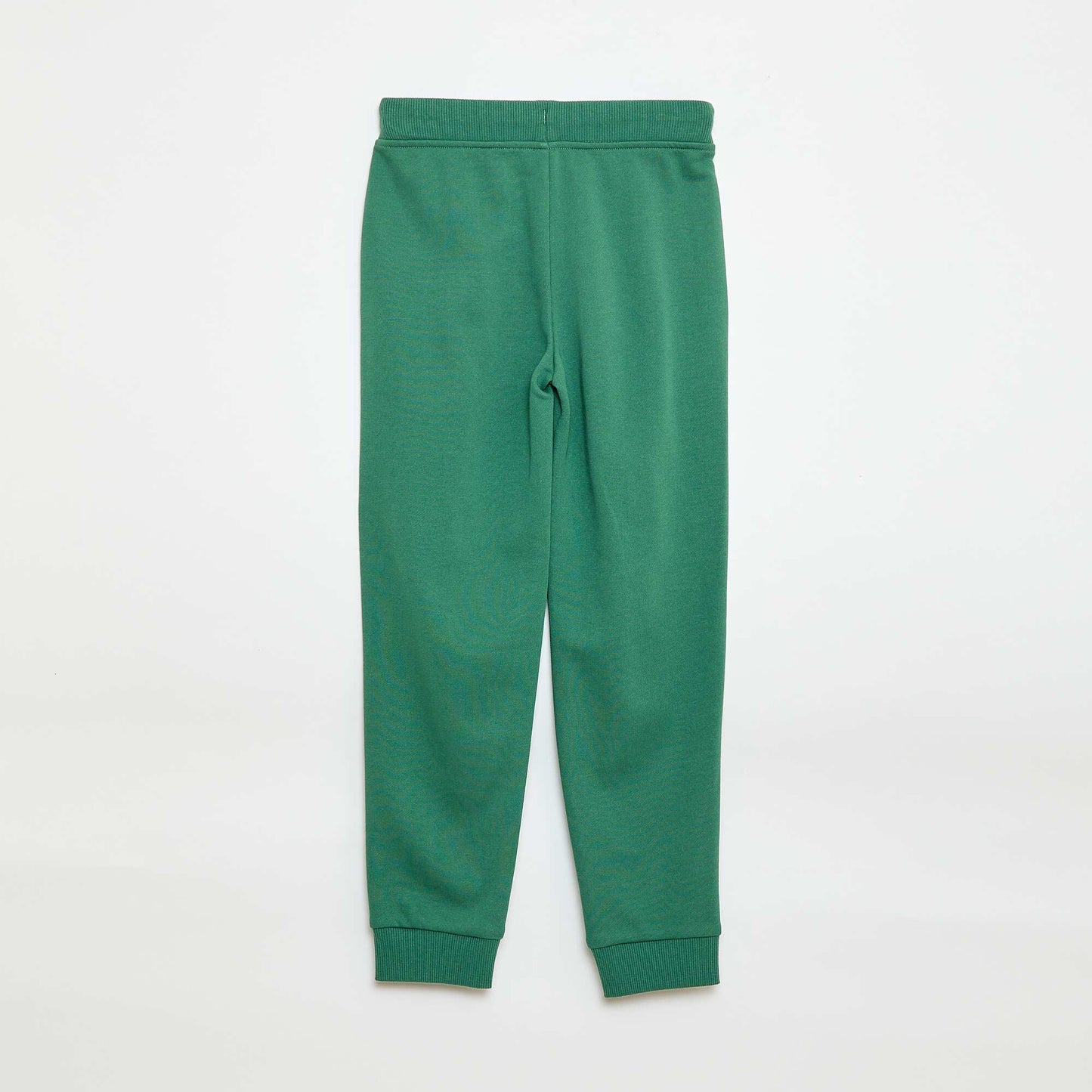 Plain joggers with elasticated waist GREEN