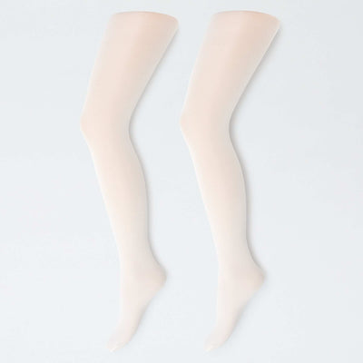 2-Pack of Lightweight Tights WHITE