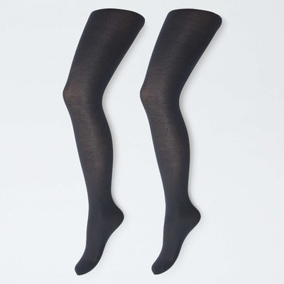 2-Pack of Lightweight Tights BLACK