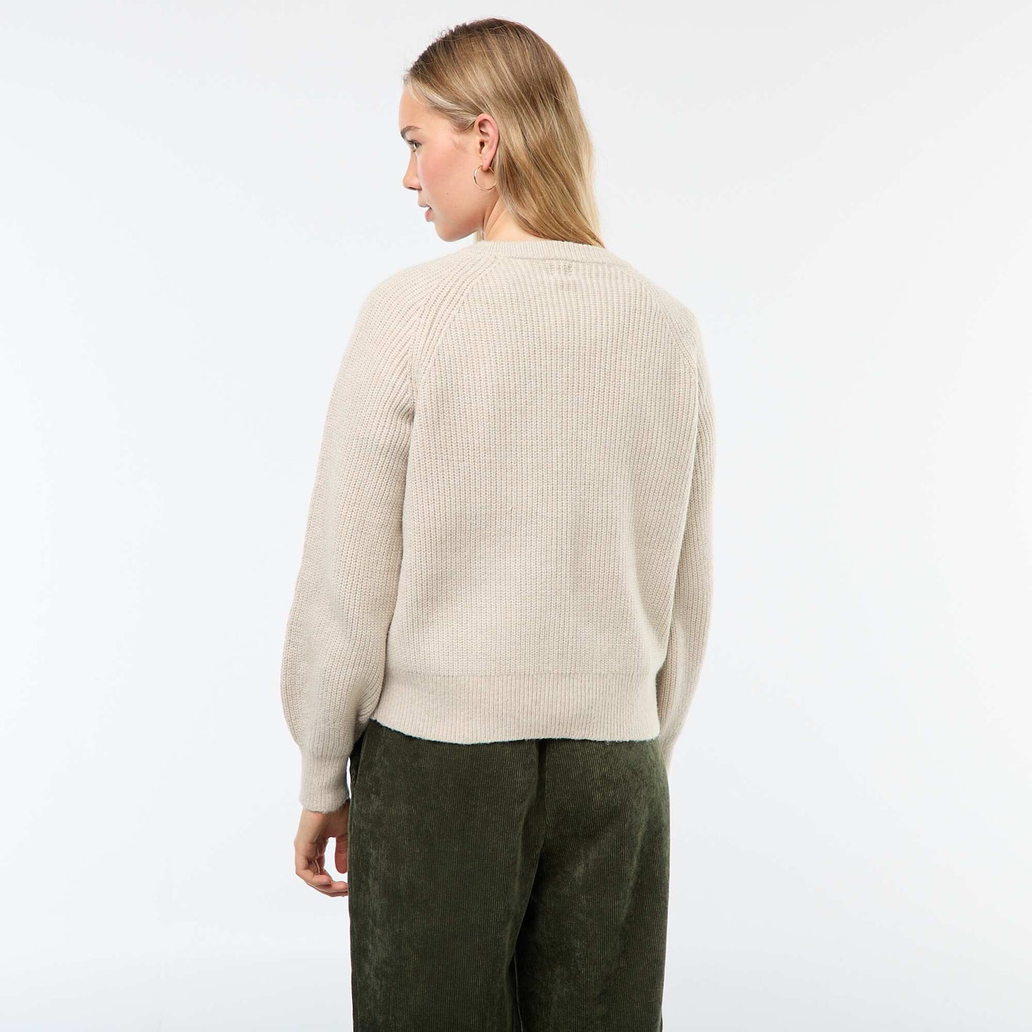 Chunky Knit Cardigan GREY