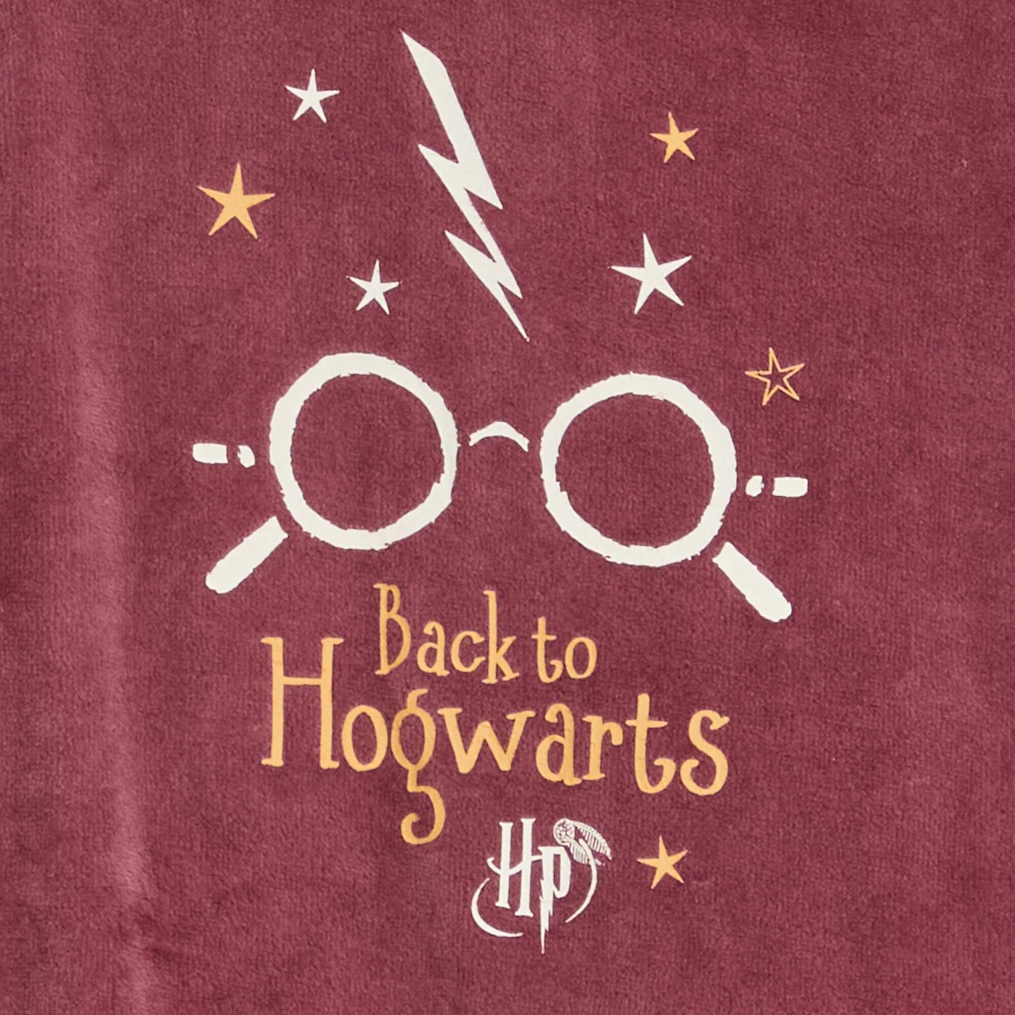 Harry Potter Velvet Sleepsuit RED