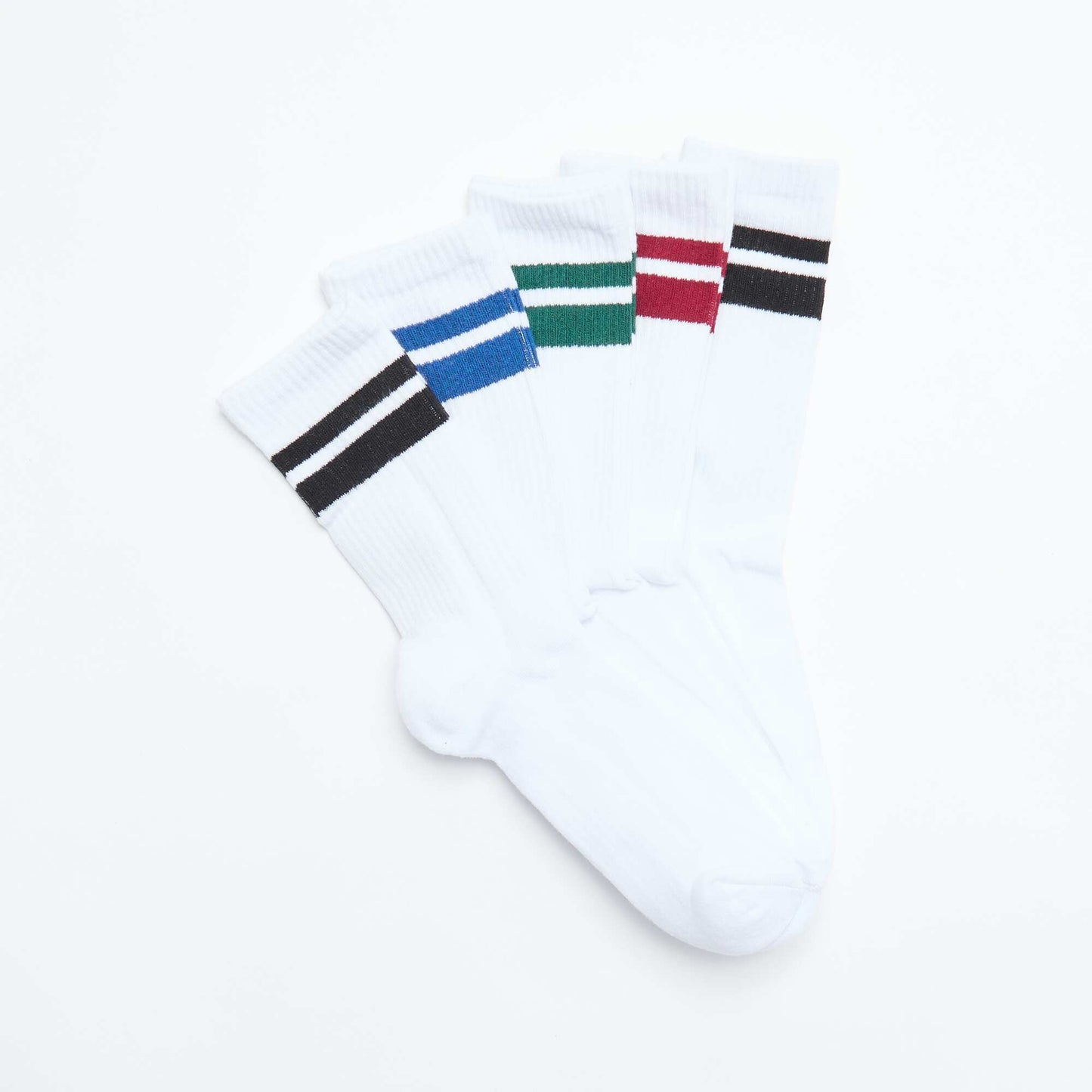 Pack of 5 pairs of socks WHITE
