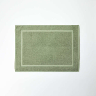 Stylish Bath Mat 80 x 50 cm GREEN
