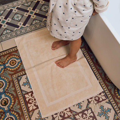 Bath Mat 80 x 50 cm WHITE