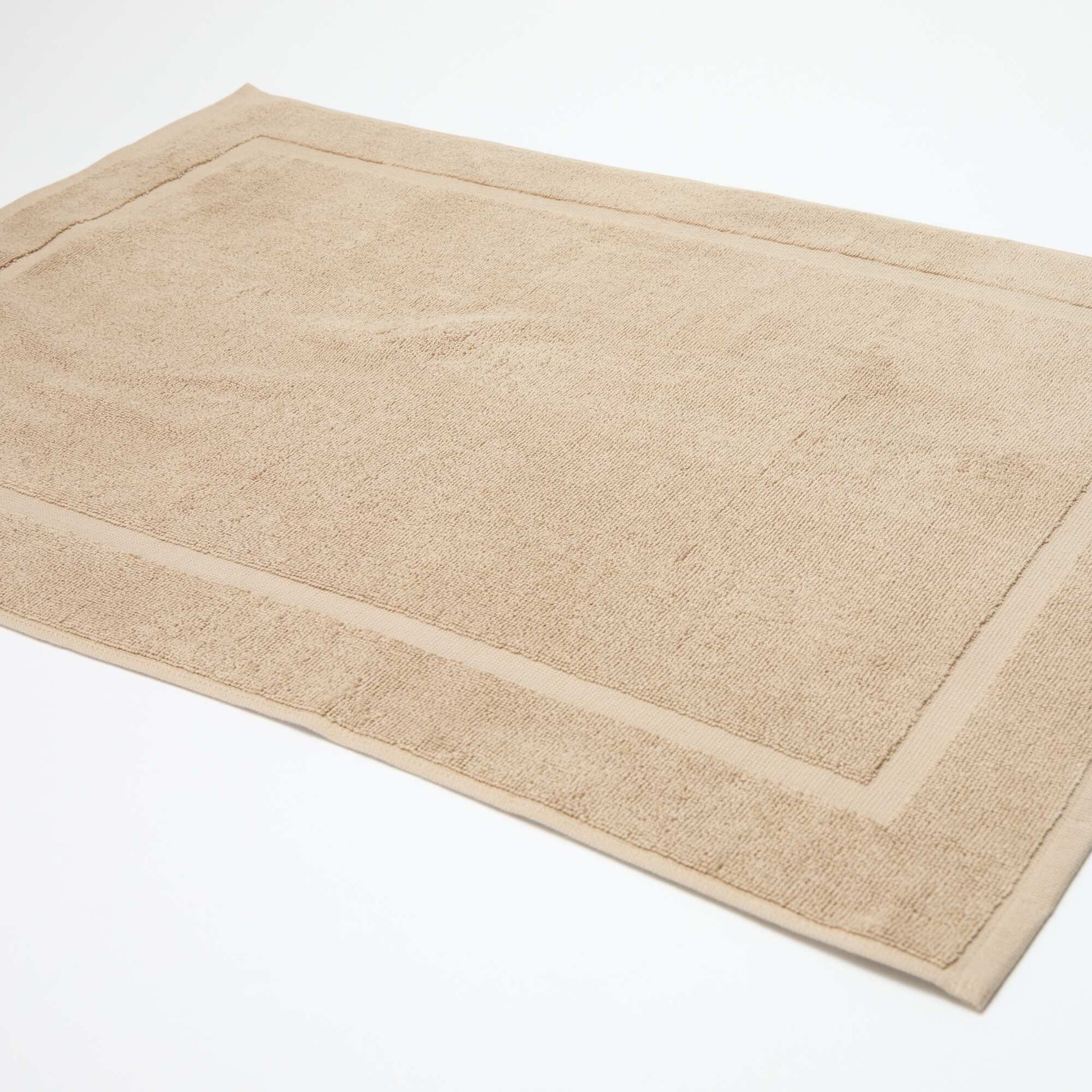 Bath Mat 80 x 50 cm BEIGE
