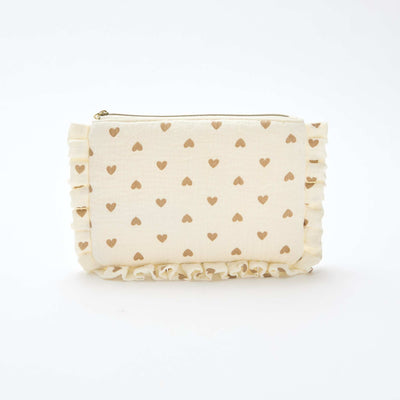 Cotton Gauze Toilet Bag BEIGE