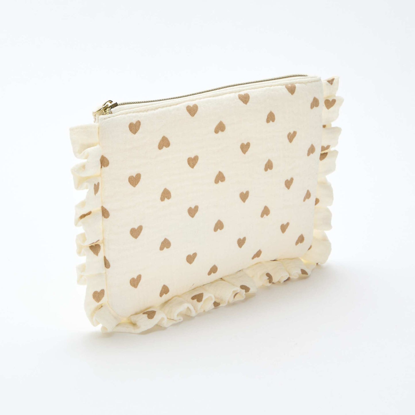 Cotton Gauze Toilet Bag BEIGE