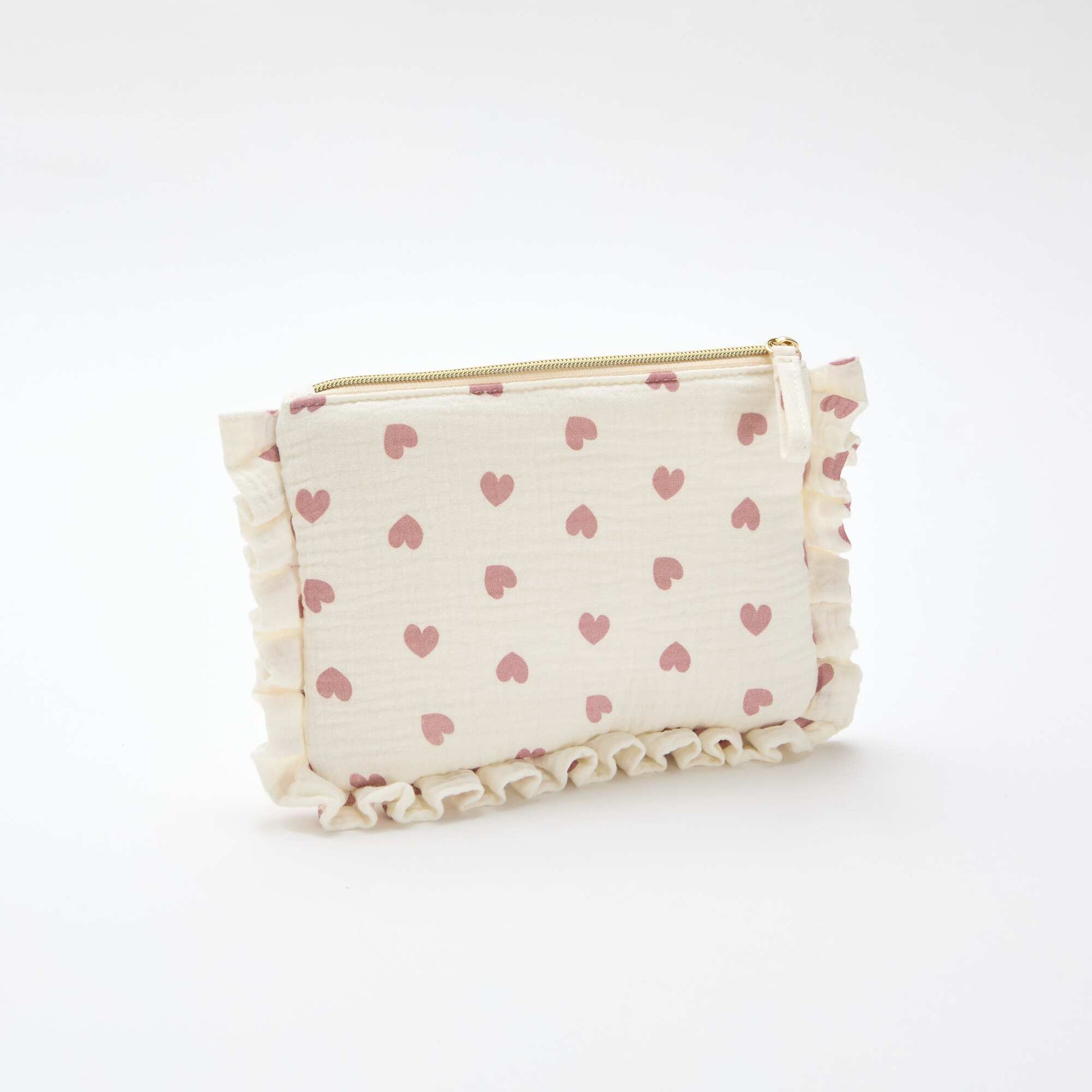 Cotton Gauze Toilet Bag BEIGE