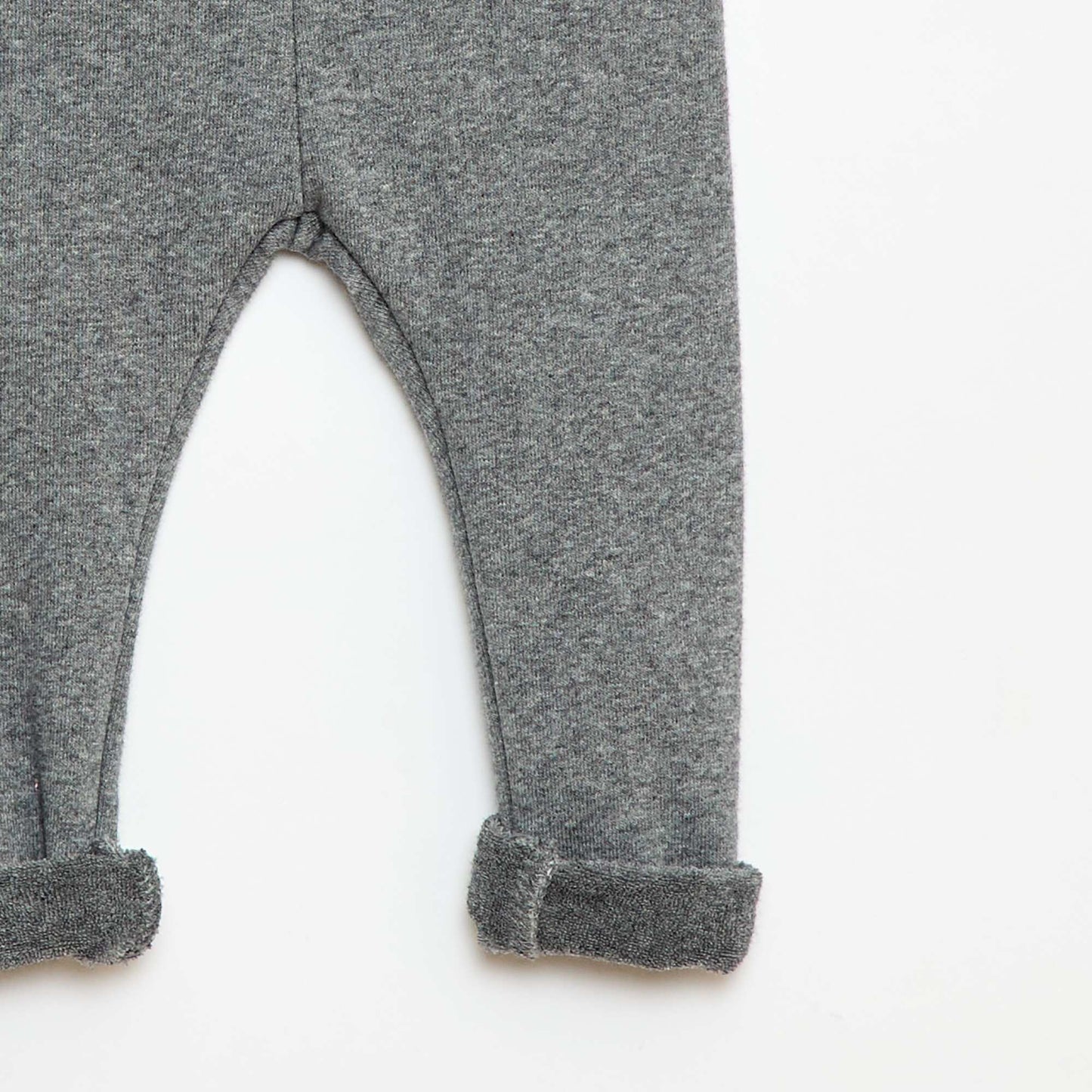 Brushed Knit Cotton Leggings GREY
