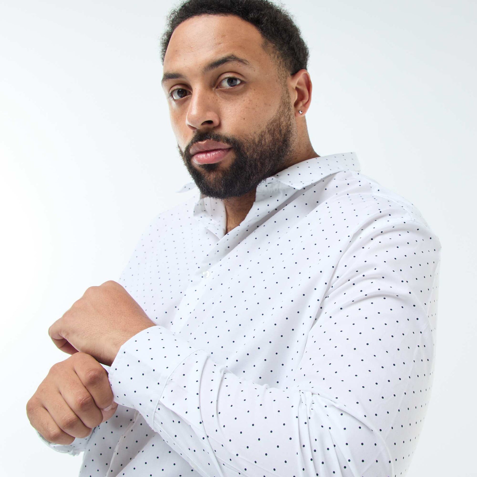 Printed Regular Fit Shirt WHITE