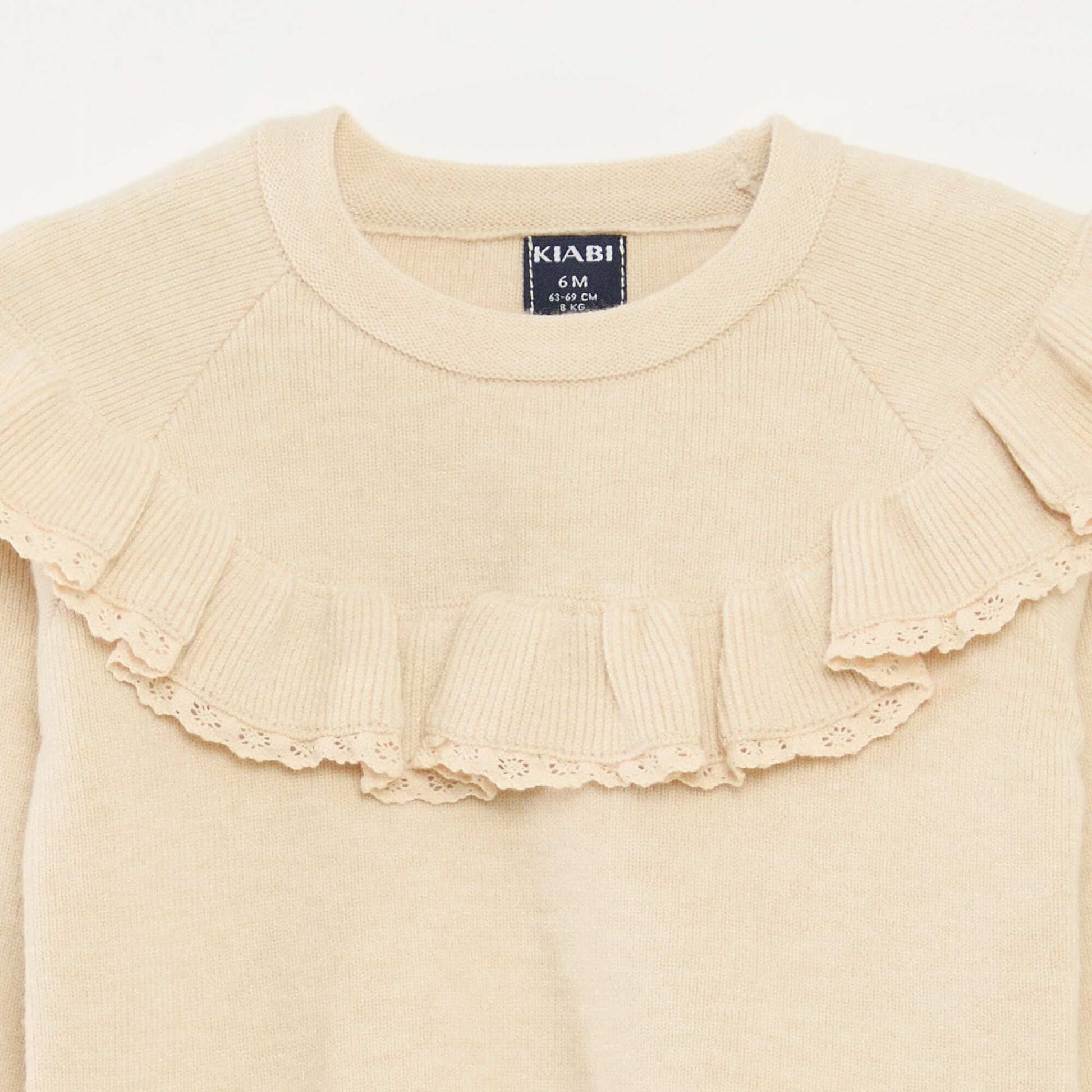 Knitted Sweater + Leggings Set BEIGE