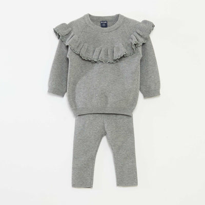 Knitted Sweater + Leggings Set GREY