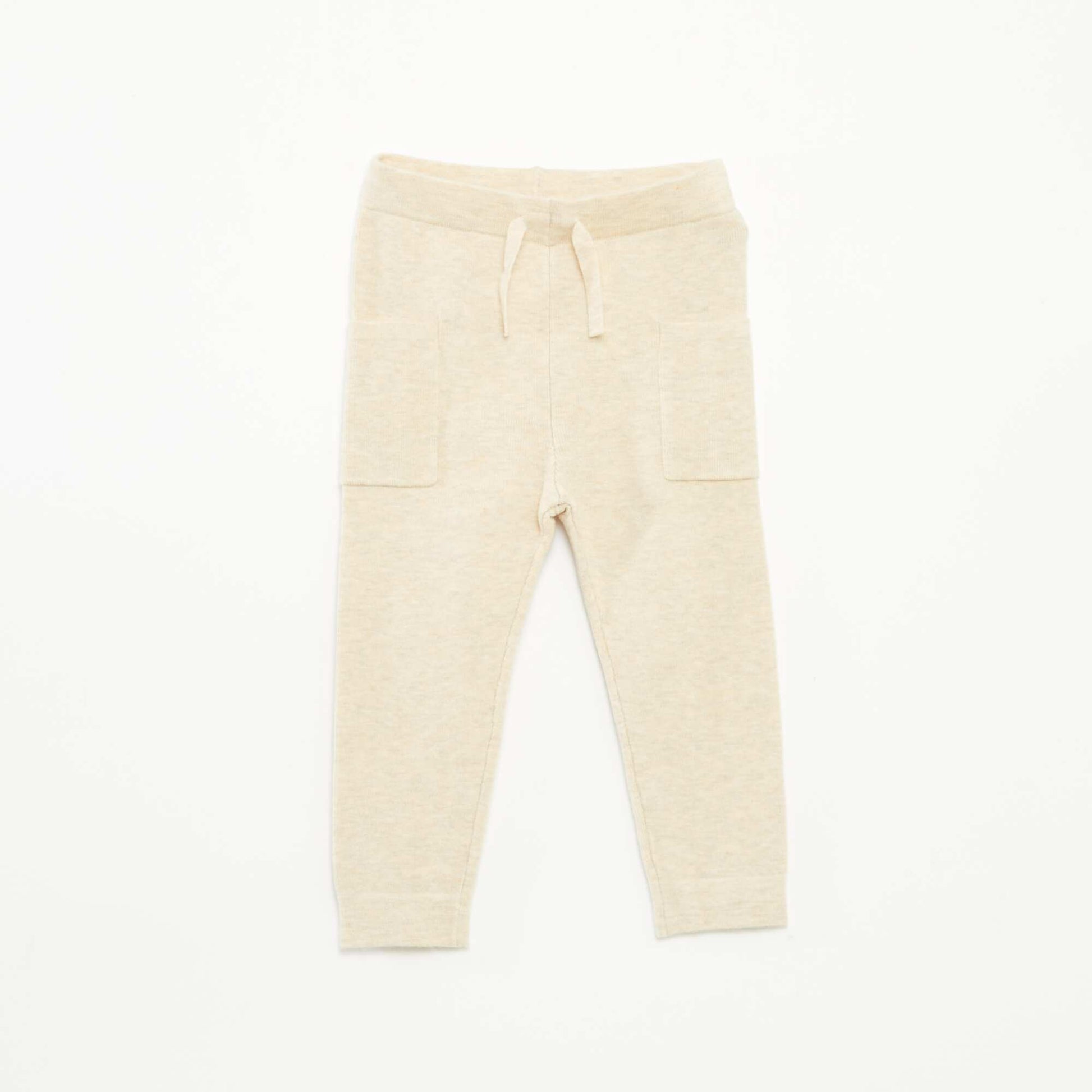 Two-Piece Knit Set BEIGE