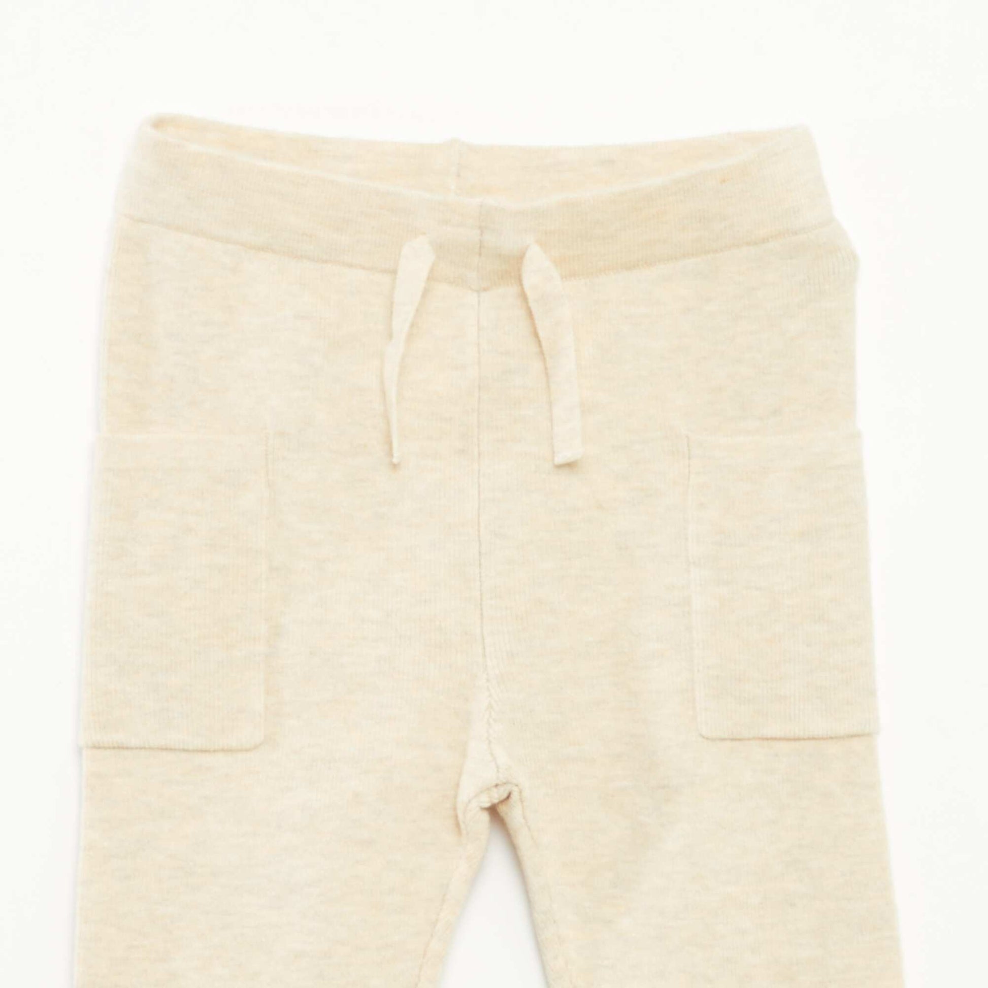 Two-Piece Knit Set BEIGE