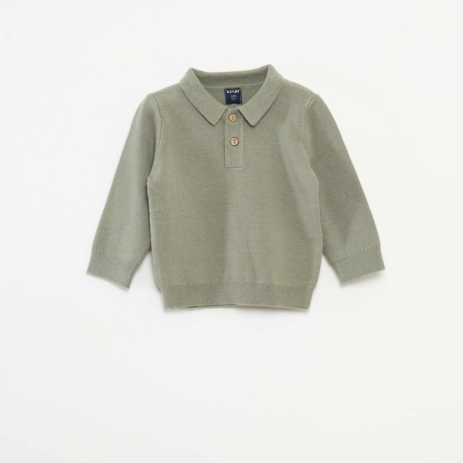 Two-Piece Knit Set GREEN
