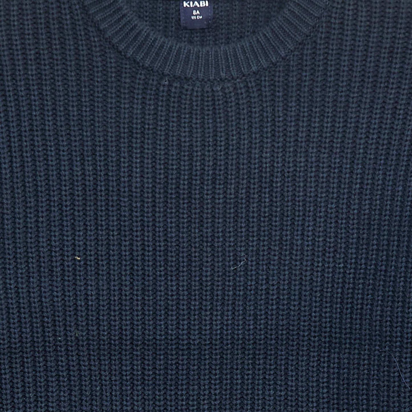 Color Block Knitted Sweater BLUE