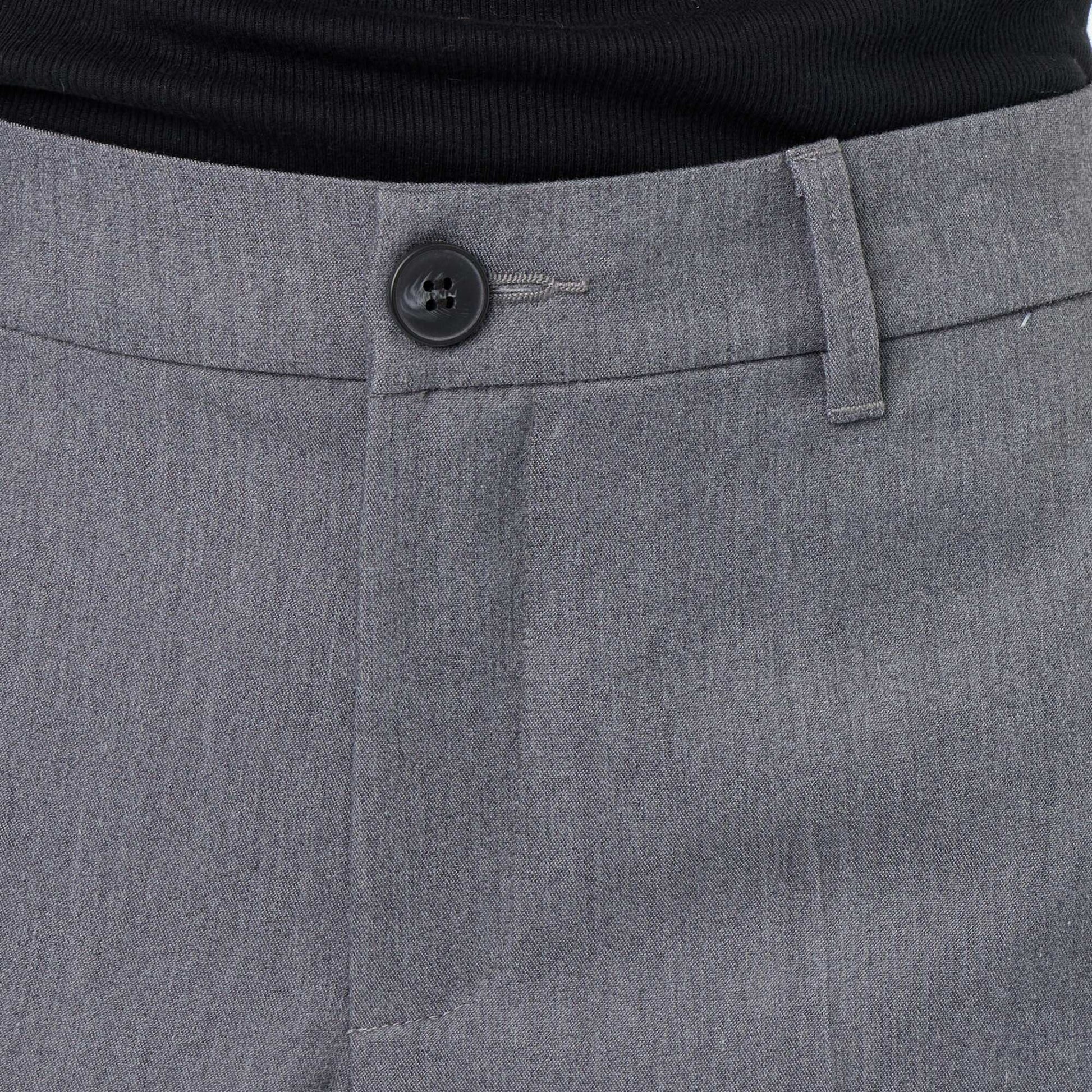 Wide Leg Fluid Trousers GREY