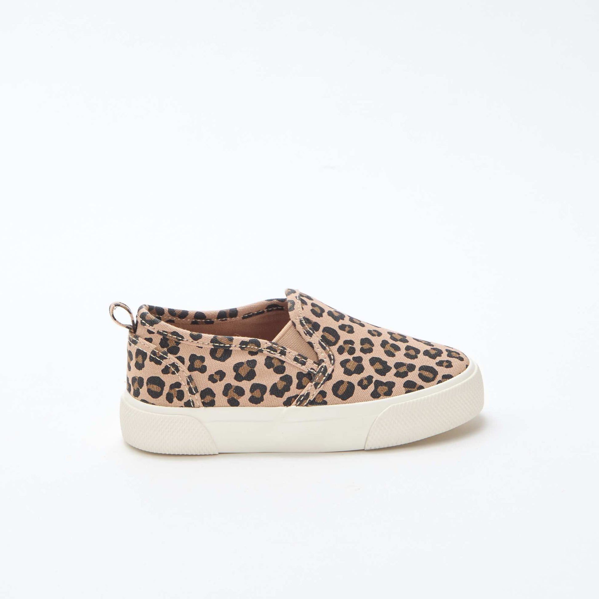 Leopard Print Slip-On Sneakers BROWN