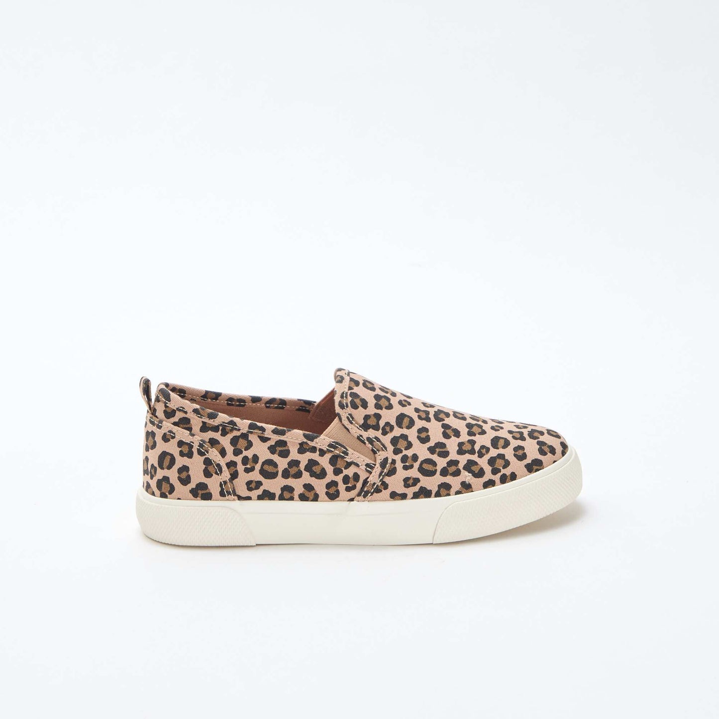 Leopard Print Slip-On Sneakers BROWN