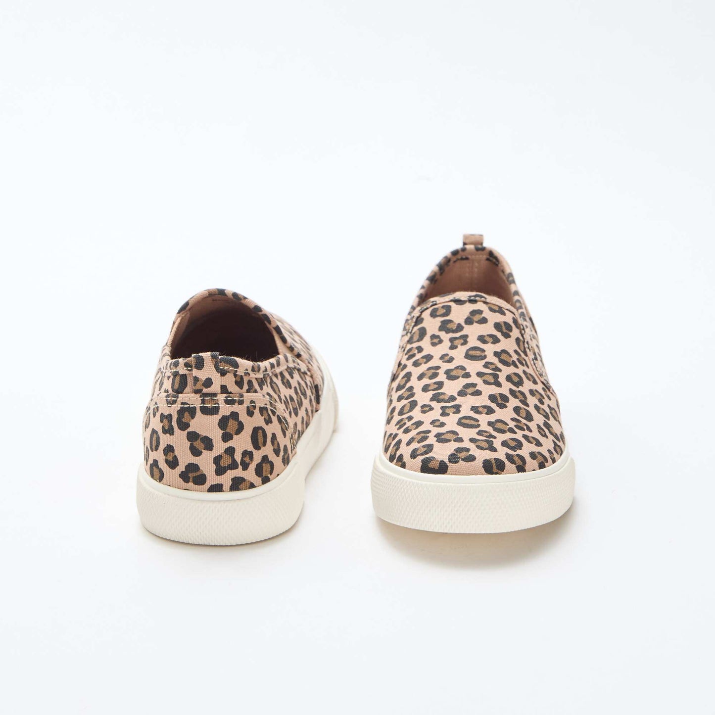 Leopard Print Slip-On Sneakers BROWN